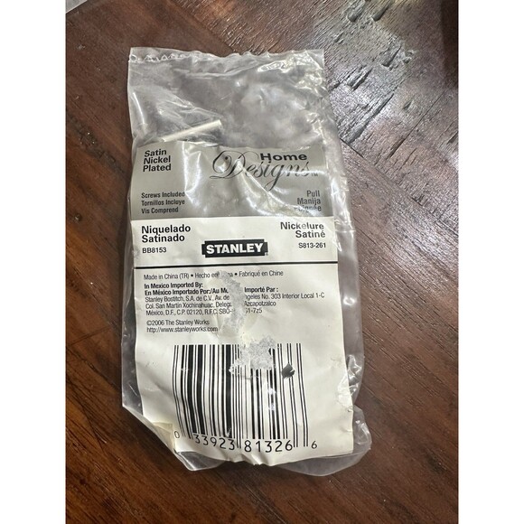 Stanley  SATIN NICKEL Plated HANDLES/PULLS BB8153 Lot Of 17 - Picture 4 of 4